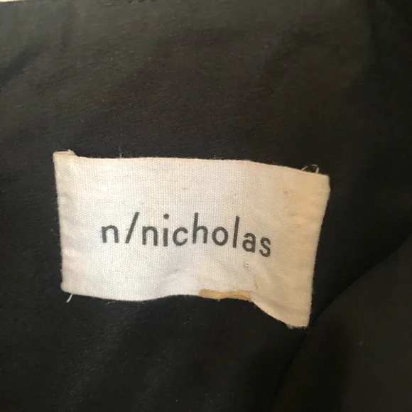 N/Nicholas Off Shoulder Ponte Mini Black Dress 2 - Picture 10 of 16